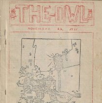November 22, 1935 edition of "The Owl" from Elnora High School