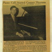 1971 article about first donation to Daviess County Museum