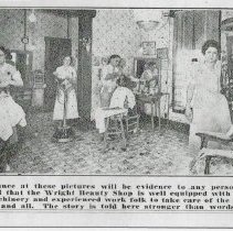 Wrights Beauty Shop in Washington (ca. 1930-1940)