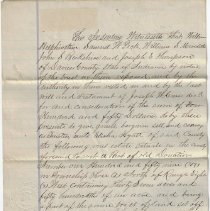 1886 deed to Elisha Hyatt