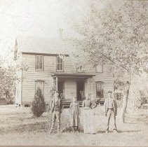 Thresh Ginder Grannan's home in Alfordsville (ca. 1890-1910)