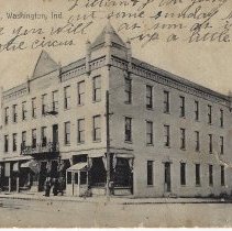 1910 postcard of Meredith House sent to Willie Myers