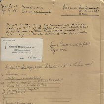 File maintained by attorney Stephen Myers in Annie Harned Estate (1941-1942
