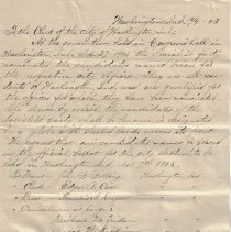 1905 candidates nominated by the Socialist Party for elected offices in Was