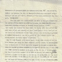 1908 lease in Washington to maintain an Airdome and to conduct concerts and