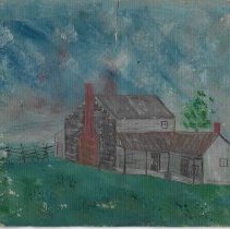 Painting of Wratten house (ca. 1895-1915)