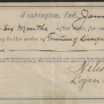 1896 promissory note to Odd Fellows Lodge in Washington