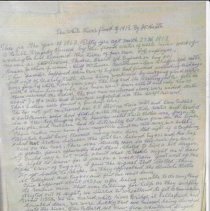 Blue Hole train diaster account by John E. Heath (ca. 1913)