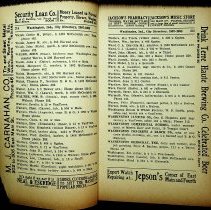 1907 Washington City Directory