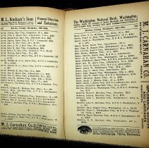 1907 Washington City Directory