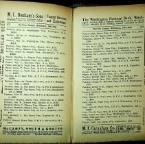 1907 Washington City Directory