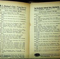 1907 Washington City Directory