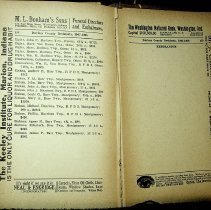 1907 Washington City Directory