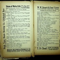 1907 Washington City Directory