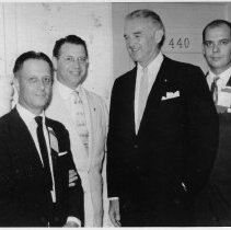 Victor DiCanio with Senators Hartke and Symington (1960-1970)