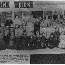 Students & teacher at Willow Lick School (1907)