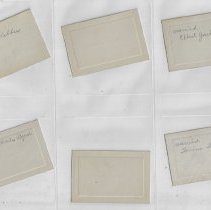 ID cards for the Washington High School class of 1933