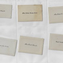 ID cards for the Washington High School class of 1933