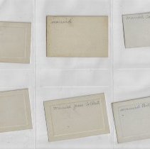 ID cards for the Washington High School class of 1933