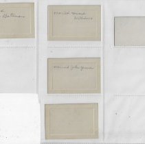 ID cards for the Washington High School class of 1933