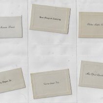 ID cards for the Washington High School class of 1933