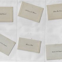 ID cards for the Washington High School class of 1933