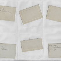 ID cards for the Washington High School class of 1933