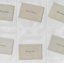 ID cards for the Washington High School class of 1933