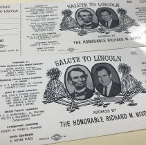 1968 ticket to Richard Nixon event in Washington