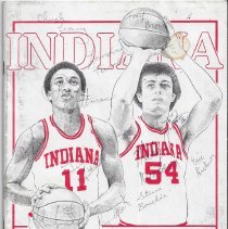 IU Basketball Program featuring Steve Bouchie (1980)