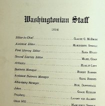 1914 Washingtonian yearbook