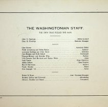 1916 Washingtonian Yearbook