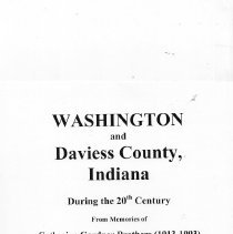"Memories of Catherine (Gardner) Brothers" from 1913 to 1993