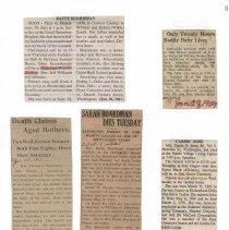 Obituaries; Bi-Ci p. 11