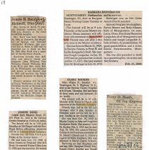 Obituaries; Bi-Ci p. 18