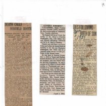 Obituaries; Bi-Ci p. 19