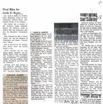 Obituaries; Bi-Ci p. 23