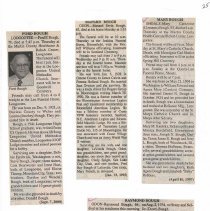 Obituaries; Bi-Ci p. 25