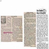 Obituaries; Bi-Ci p. 26