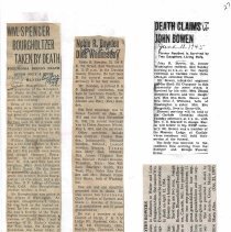 Obituaries; Bi-Ci p. 27