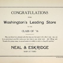 1916 Washingtonian Yearbook