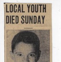 Obituary of Joseph Anthony "Tony" Brothers (1942-1958)