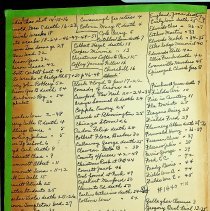 BOGNER SCRAPBOOK 18 index of names