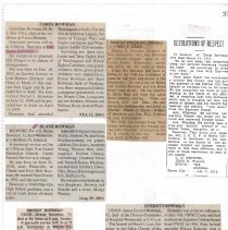 Obituaries, Bi-Ci, p. 33