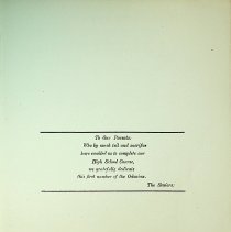 1913 "The Odonian" Yearbook