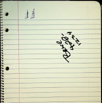 Stephen Foust's 1979-1980 journal kept during his walk across America