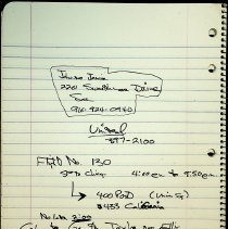 Stephen Foust's 1979-1980 journal kept during his walk across America