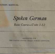 Spoken German Basic Course- Units 1-12 (1944)