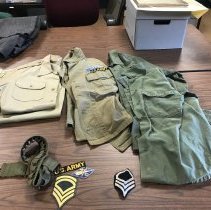 Ralph Traylor's WW II army uniform