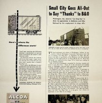 "B & O Builds 9 Cars a Day Outdoors"